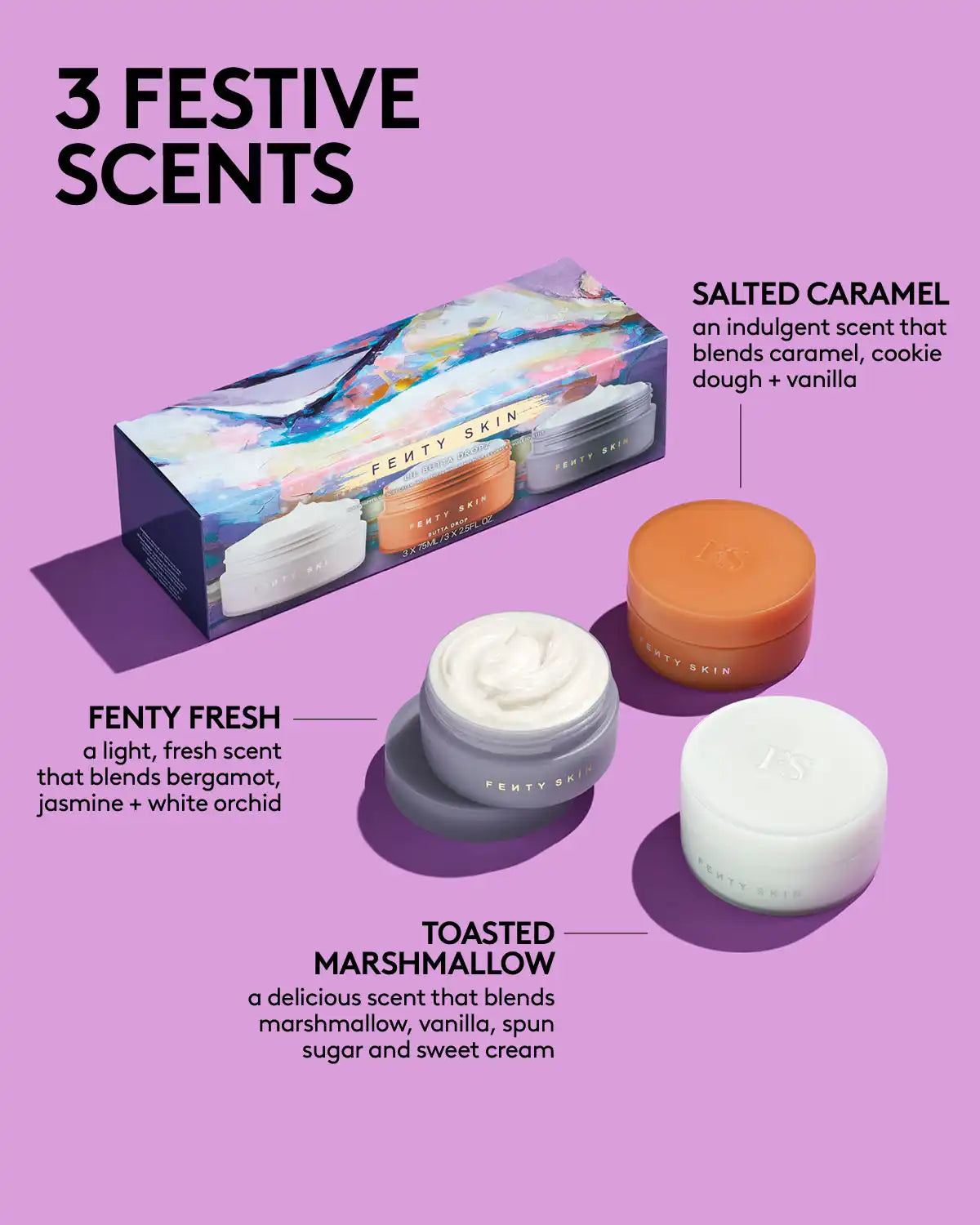 Lil Butta Dropz Mini Shimmering Whipped Oil Body Cream Trio Secondary image