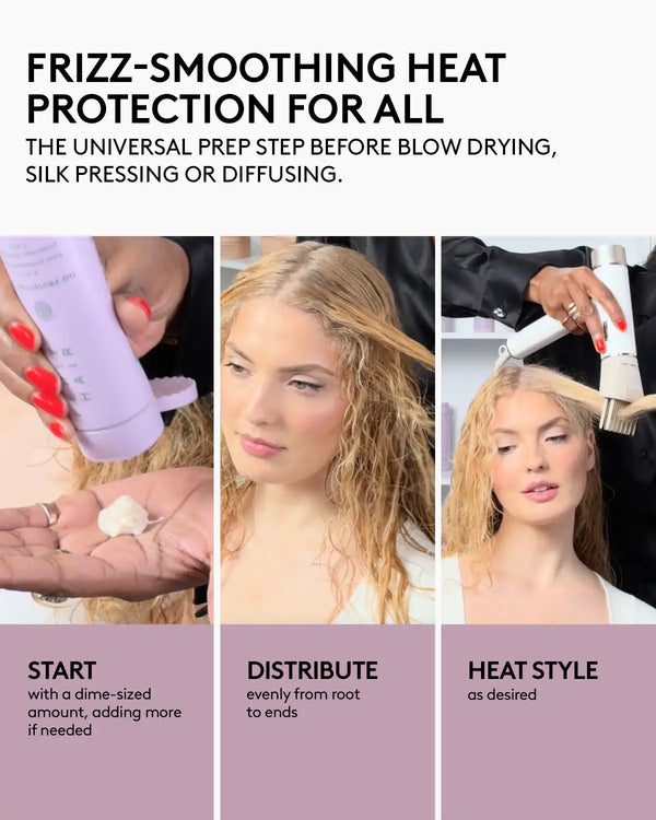 The Protective Type Frizz-Smoothing Heat Protectant Styling Cream