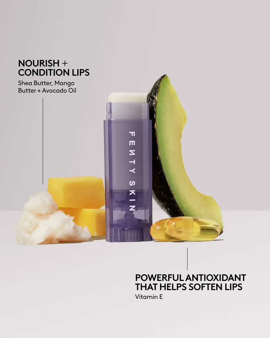 A$AP Rocky × Fenty Skin Lux Balm Duo and Roller Keychain