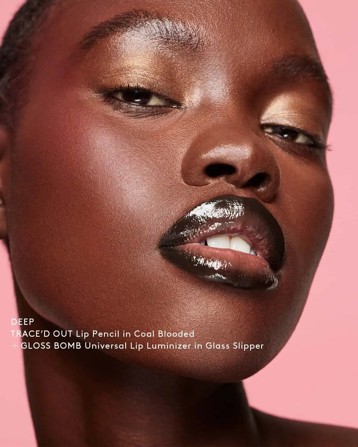 Trace'd Out Longwear Waterproof Pencil Lip Liner — Coal Blooded Secondary image