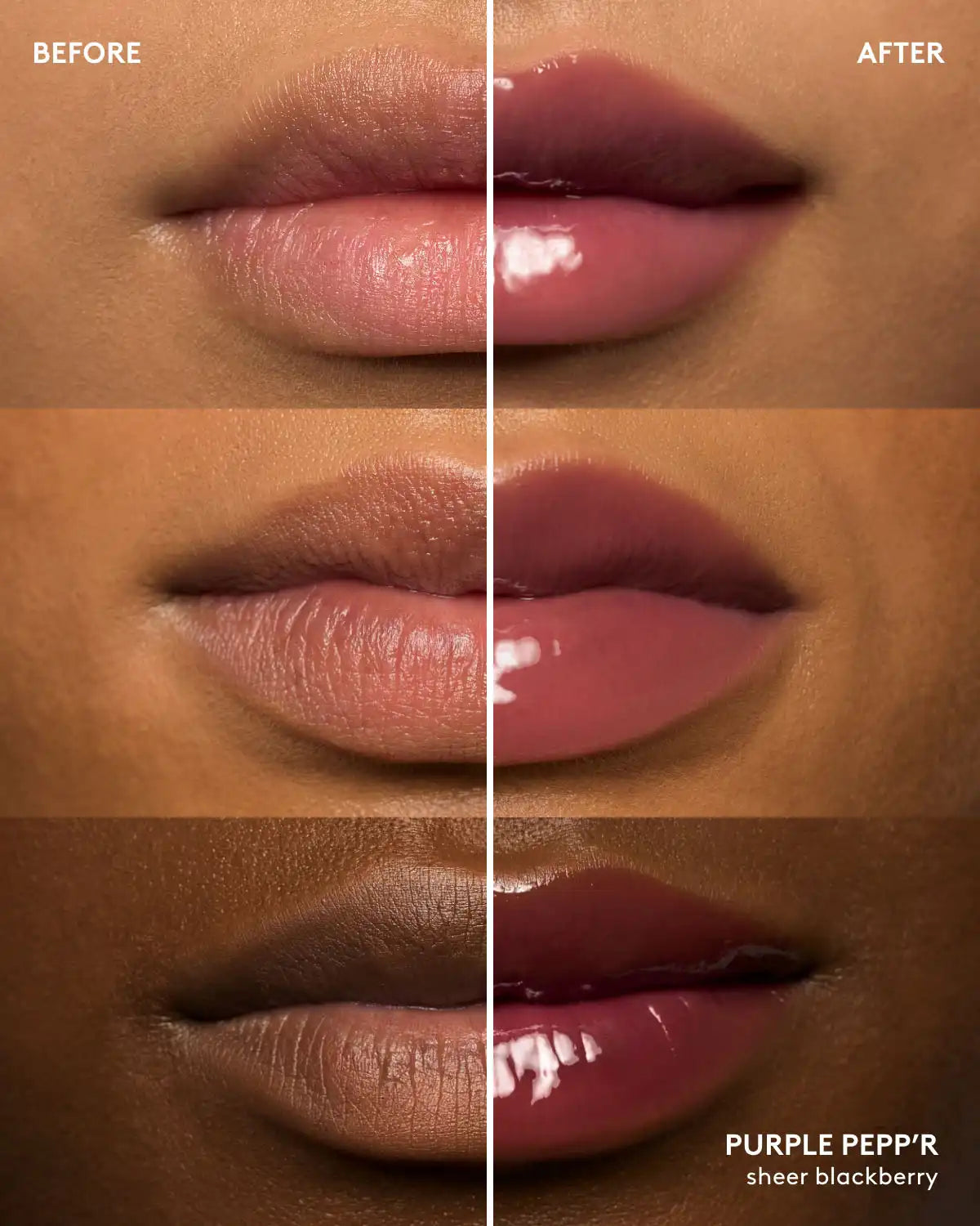 Gloss Bomb Heat Universal Lip Luminizer + Plumper — Purple Pepp'r