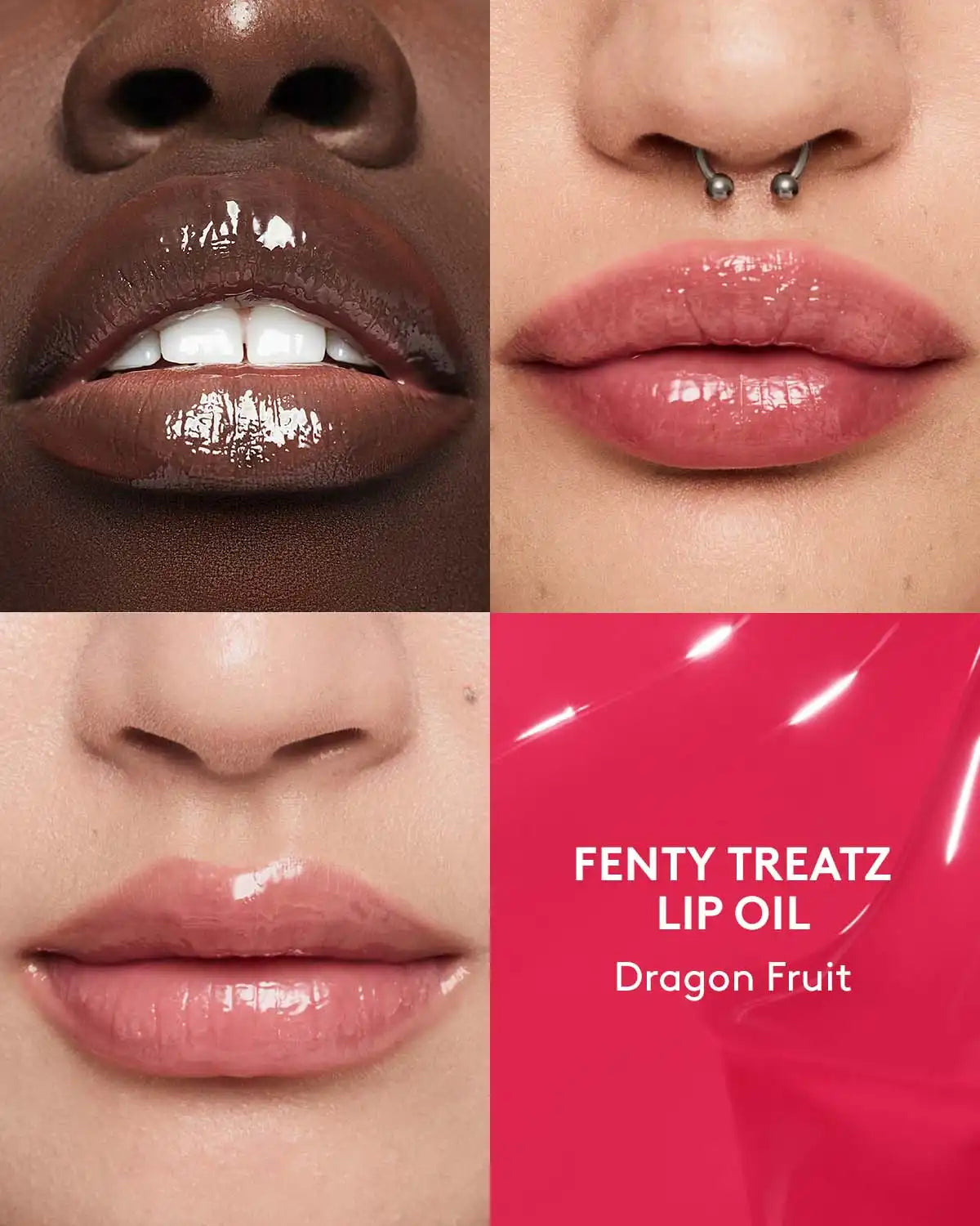 Fenty Treatz Hydrating + Strengthening Lip Oil — Dragon Fruit Secondary image