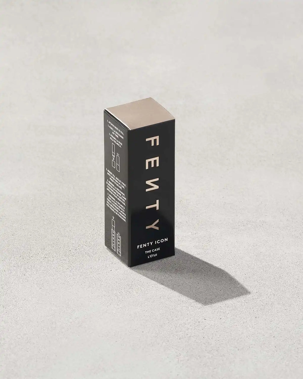 Fenty Icon The Case Semi-Matte Refillable Lipstick — Matte Black