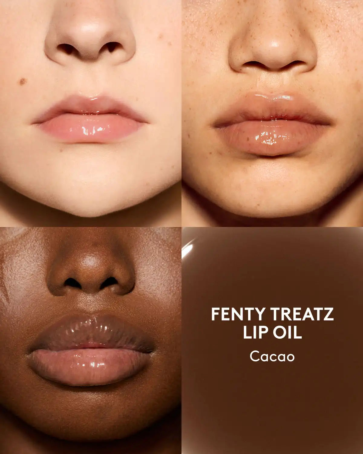 Fenty Treatz Hydrating + Strengthening Lip Oil — Cacao Secondary image
