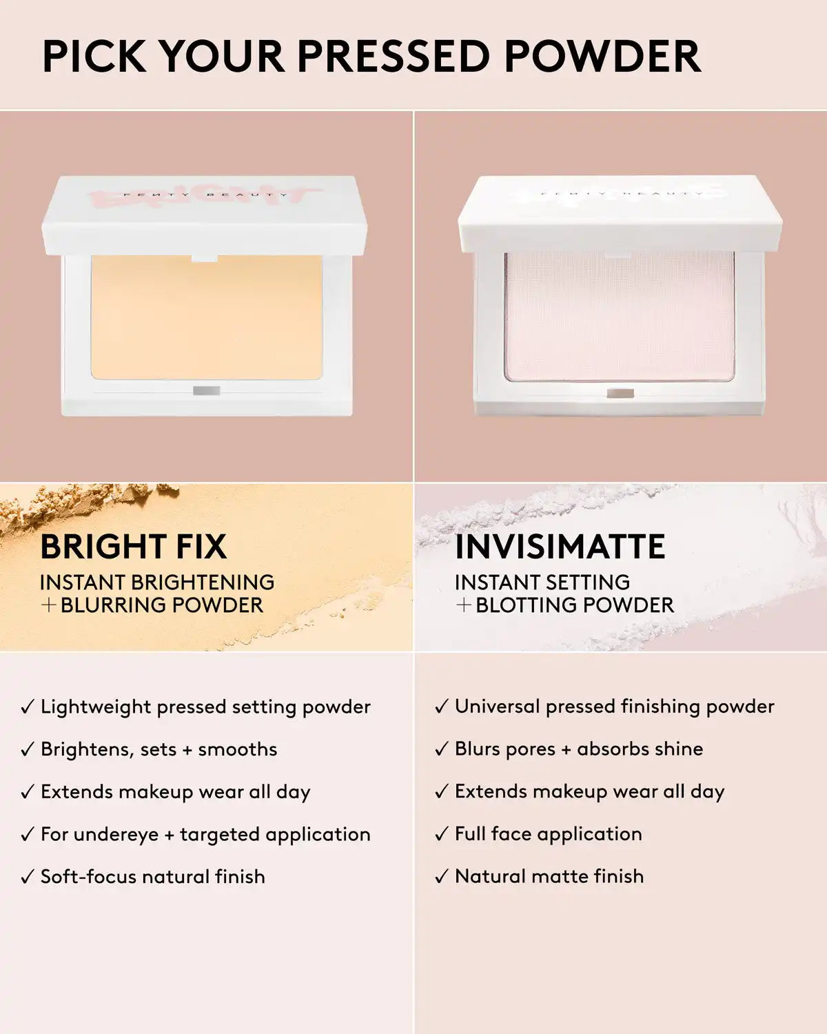 Bright Fix Instant Brightening + Blurring Powder — Lavender