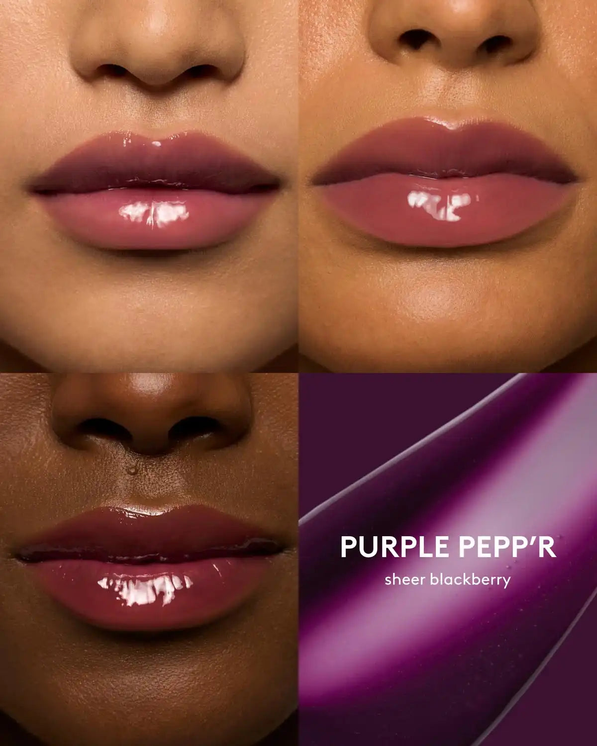 Gloss Bomb Heat Universal Lip Luminizer + Plumper — Purple Pepp'r