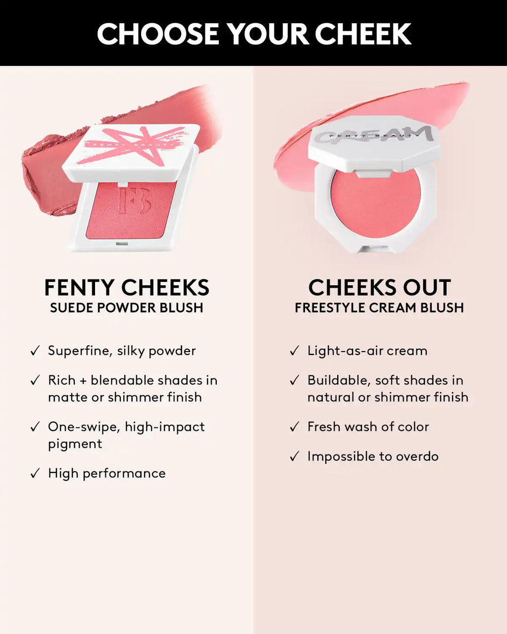 Fenty Cheeks Suede Powder Blush — Tahiti Teaze