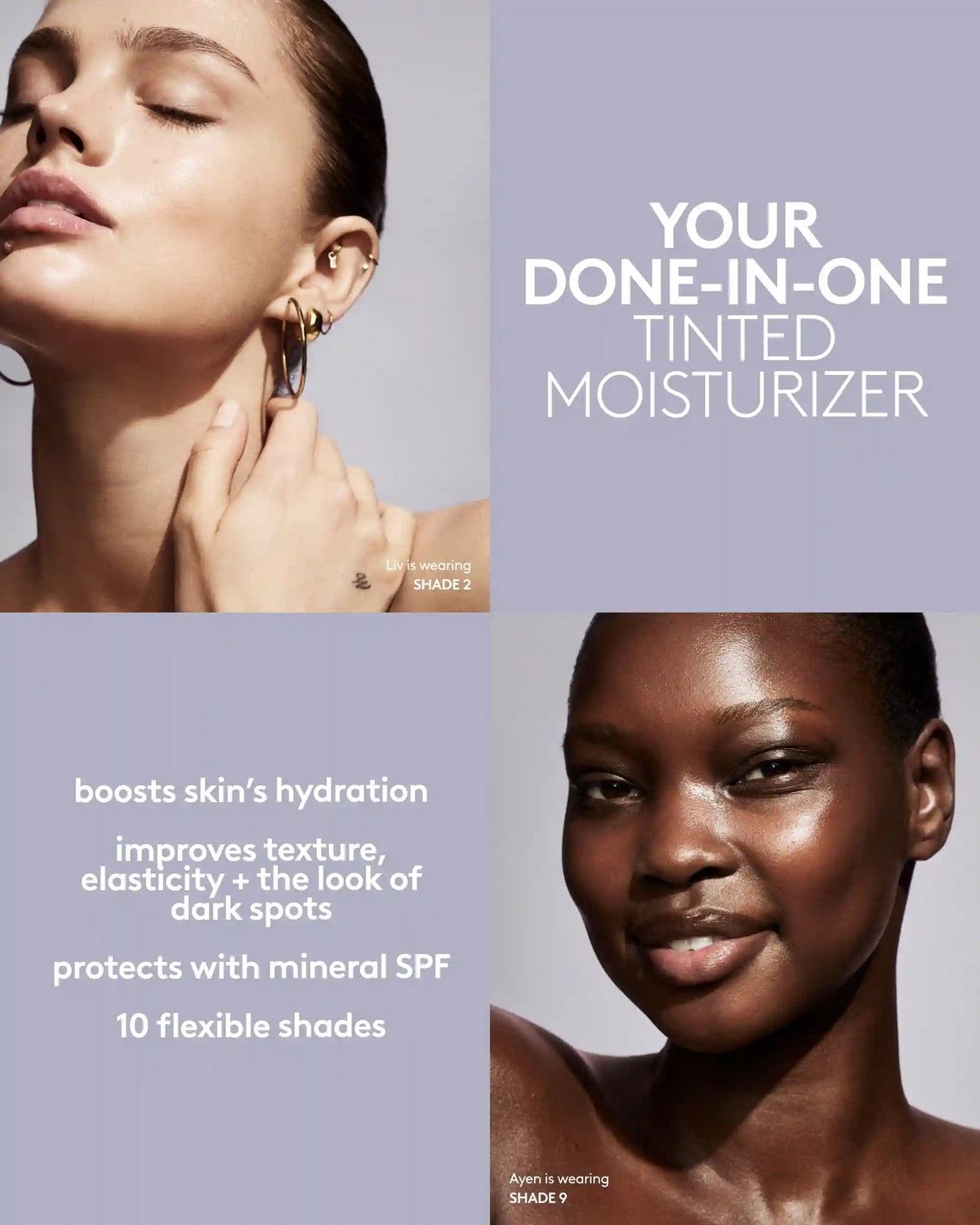 Hydra Vizor Huez Tinted Moisturizer Broad Spectrum Mineral SPF 30 Sunscreen Refill — 1