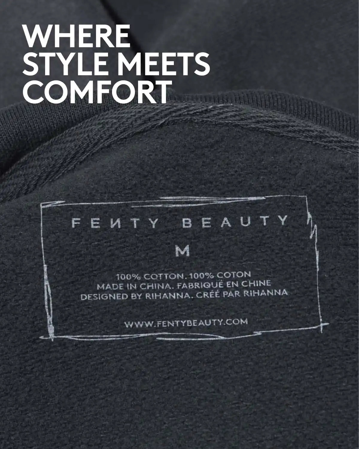 Fenty Beauty Oversized Unisex Straight Leg Sweatpants — S