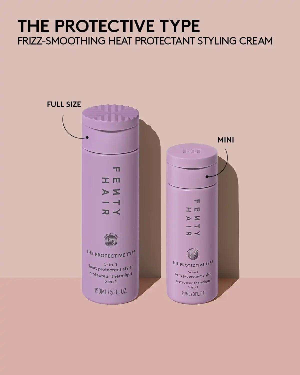 The Protective Type Frizz-Smoothing Heat Protectant Styling Cream