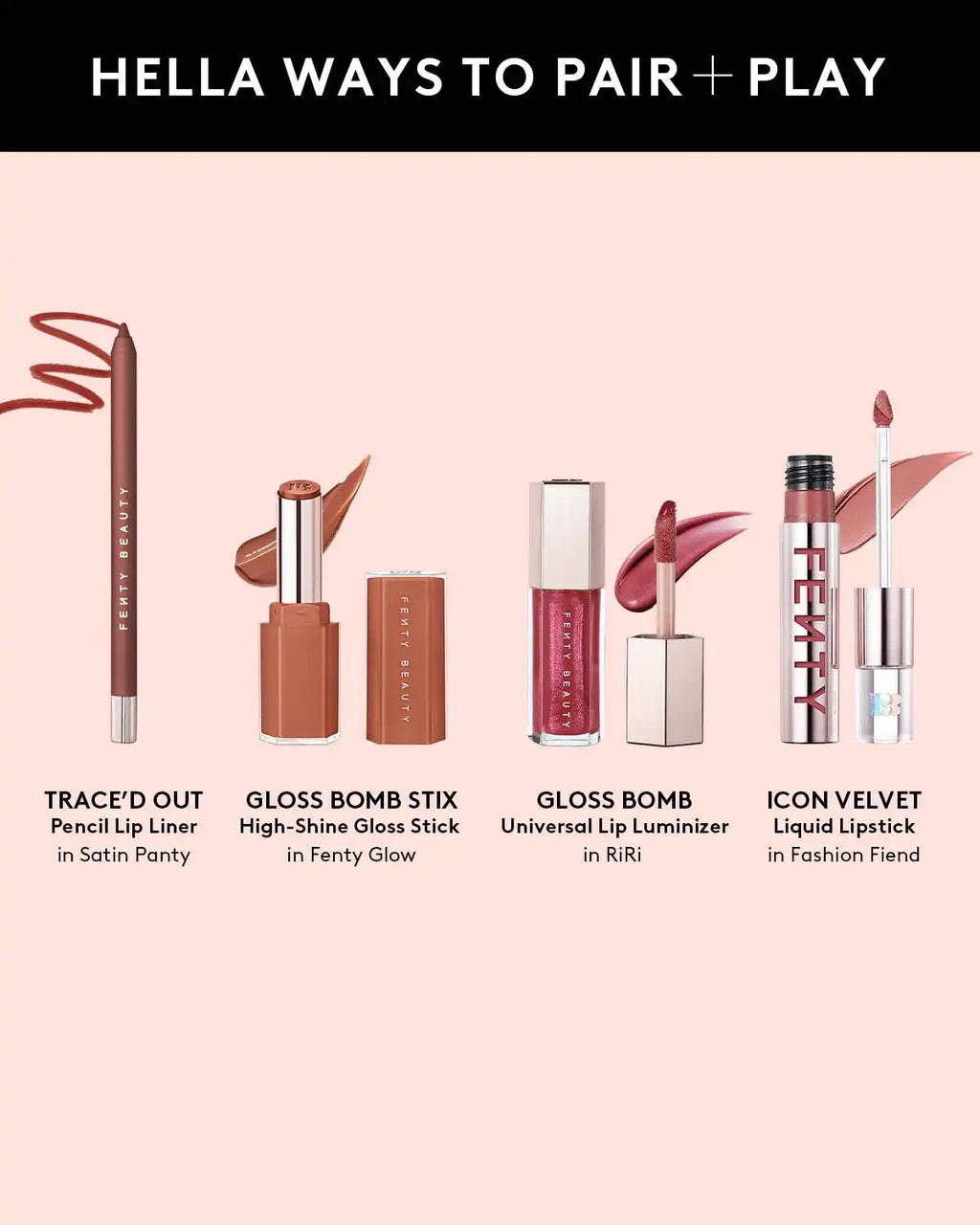Trace'd Out Longwear Waterproof Pencil Lip Liner — Satin Panty