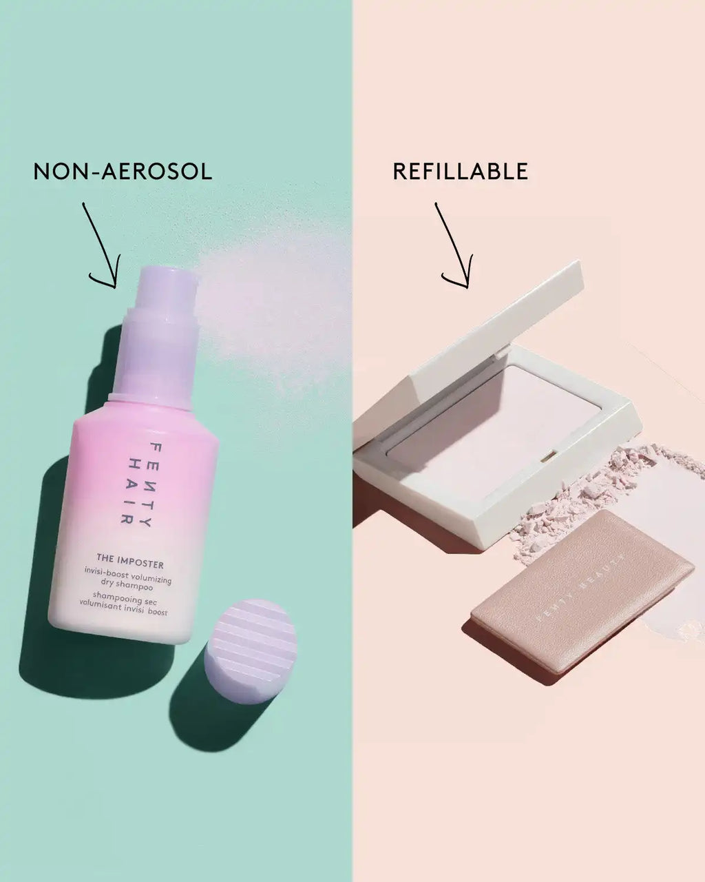 Oil Control Duo: Invisimatte Instant Setting + Blotting Powder And The Imposter Invisi-boost Volumizing Dry Shampoo