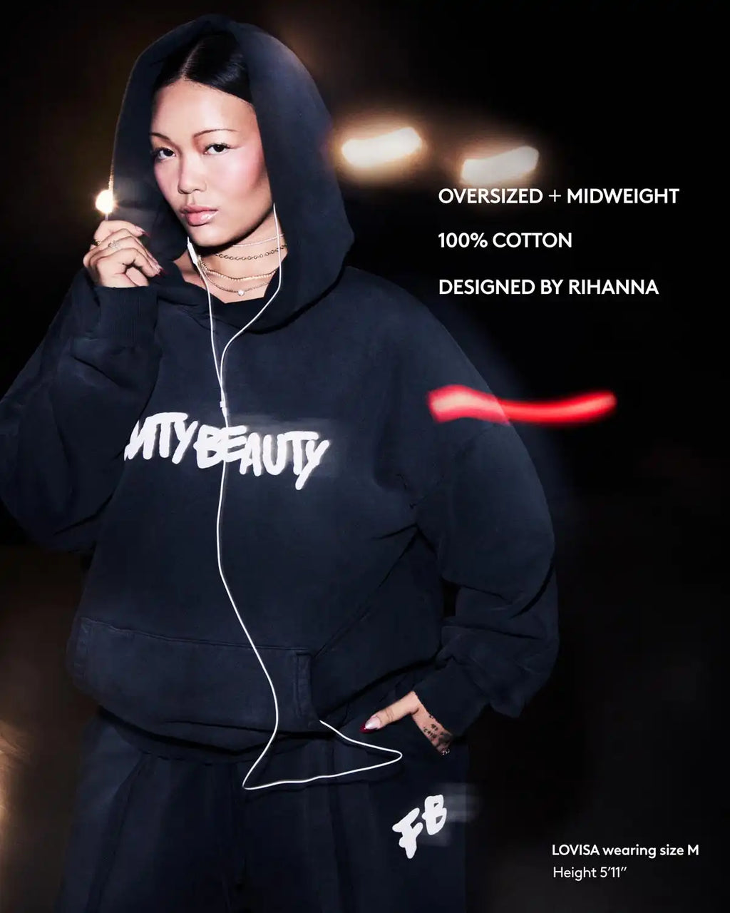 Fenty Beauty Oversized Unisex Hoodie — XXL