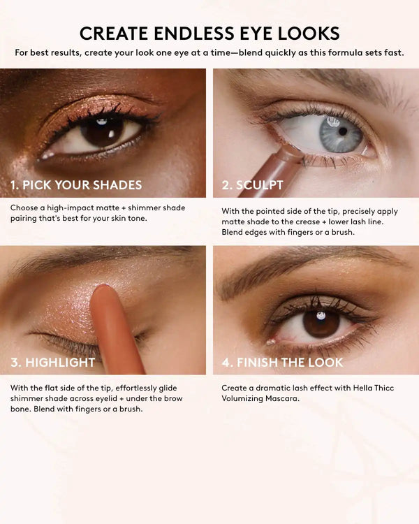Matte 'N Shimmer Eyeshadow Stick Duo