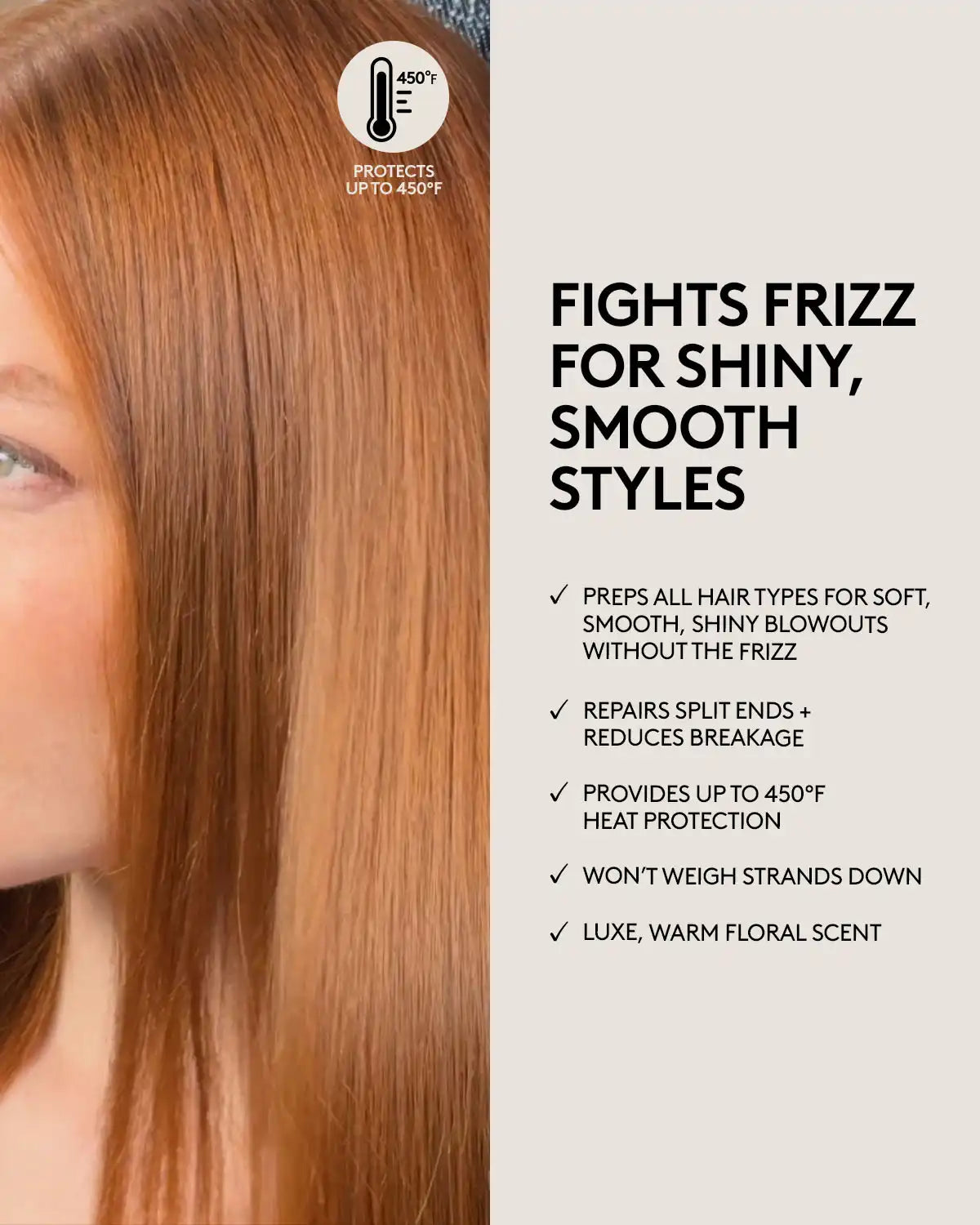 The Protective Type Frizz-Smoothing Heat Protectant Styling Cream