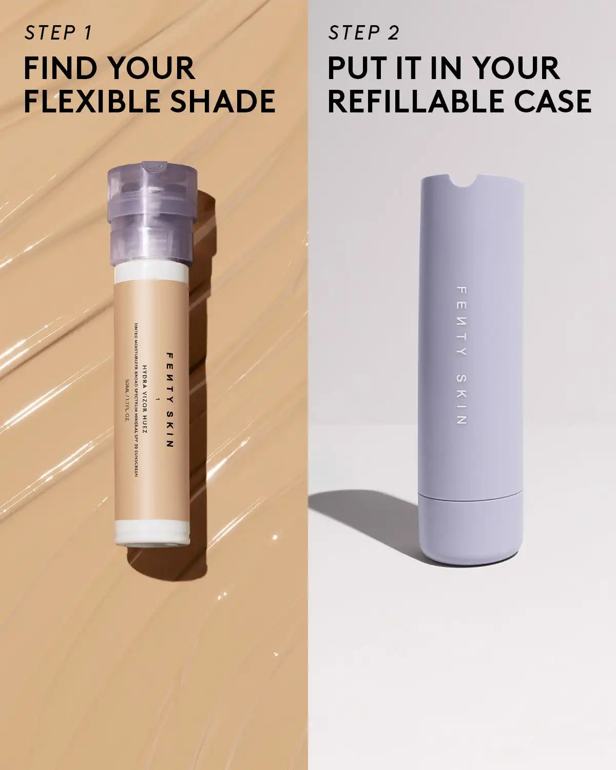 Hydra Vizor Huez Tinted Moisturizer Broad Spectrum Mineral SPF 30 Sunscreen Refill — 8