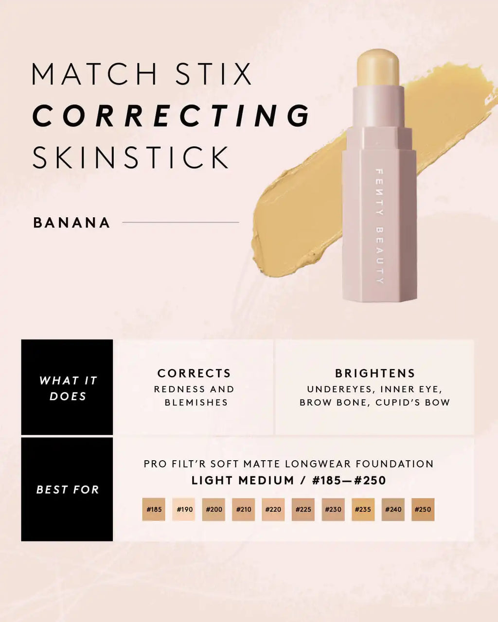 Match Stix Correcting Skinstick — Banana