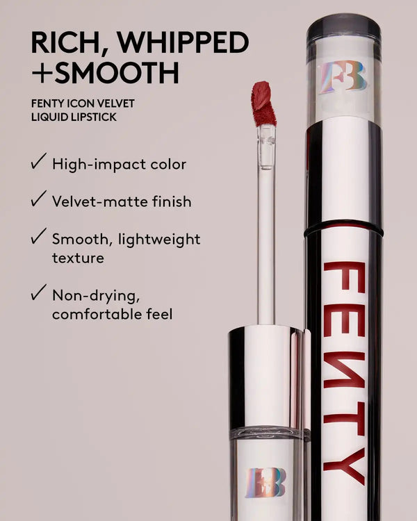 Fenty Icon Velvet Liquid Lipstick — Wicked Whine