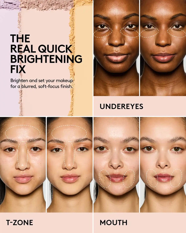 Bright Fix Instant Brightening + Blurring Powder — Banana