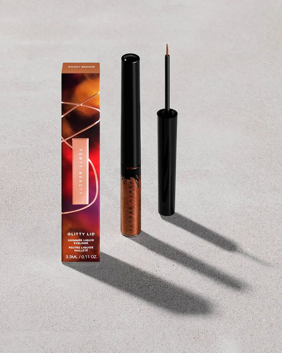 Glitty Lid Shimmer Liquid Eyeliner — Bronze All Ova Collection: Boozy Bronze Main image
