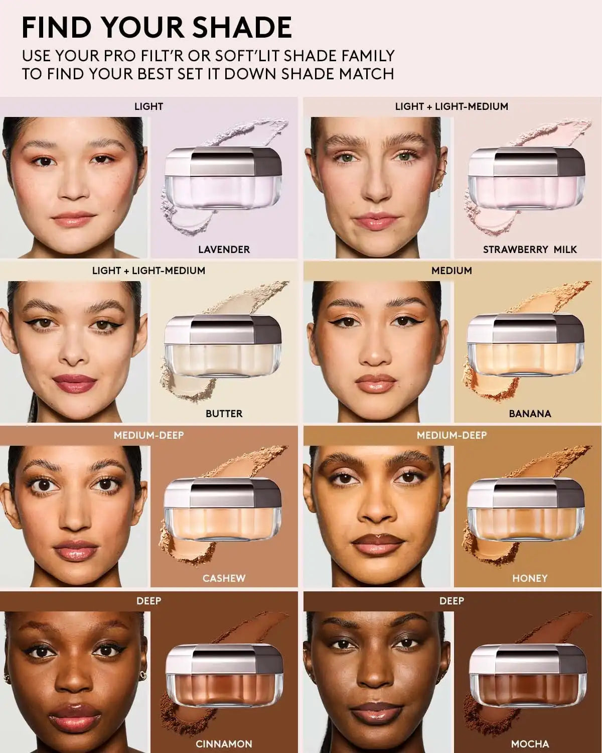Set it Down Superfine Blurring Setting Powder — Mocha
