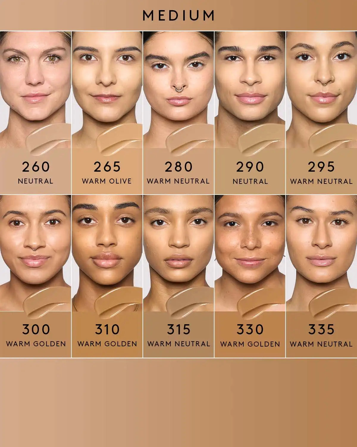 Soft'lit Naturally Luminous Longwear Foundation — 260