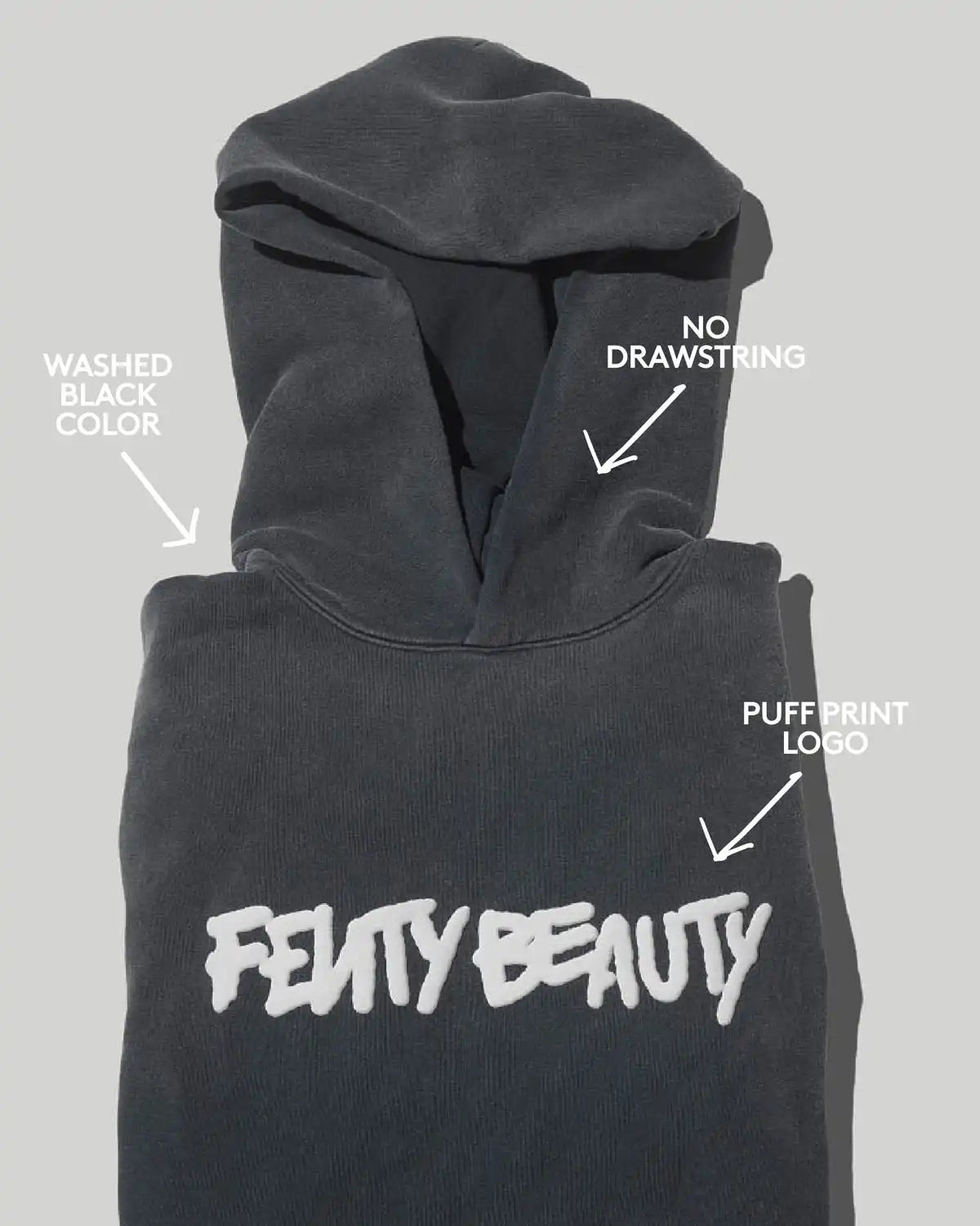 Fenty Beauty Oversized Unisex Hoodie — L