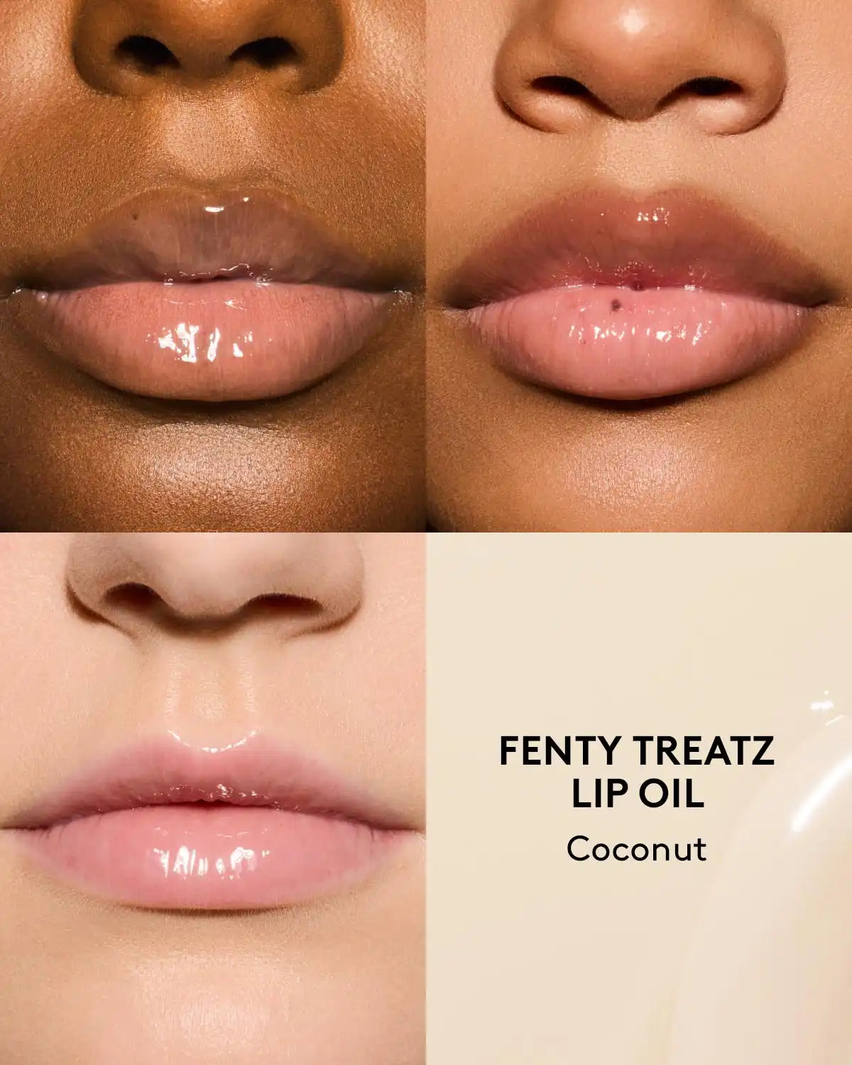 Fenty Treatz Hydrating + Strengthening Lip Oil — Coconut Secondary image