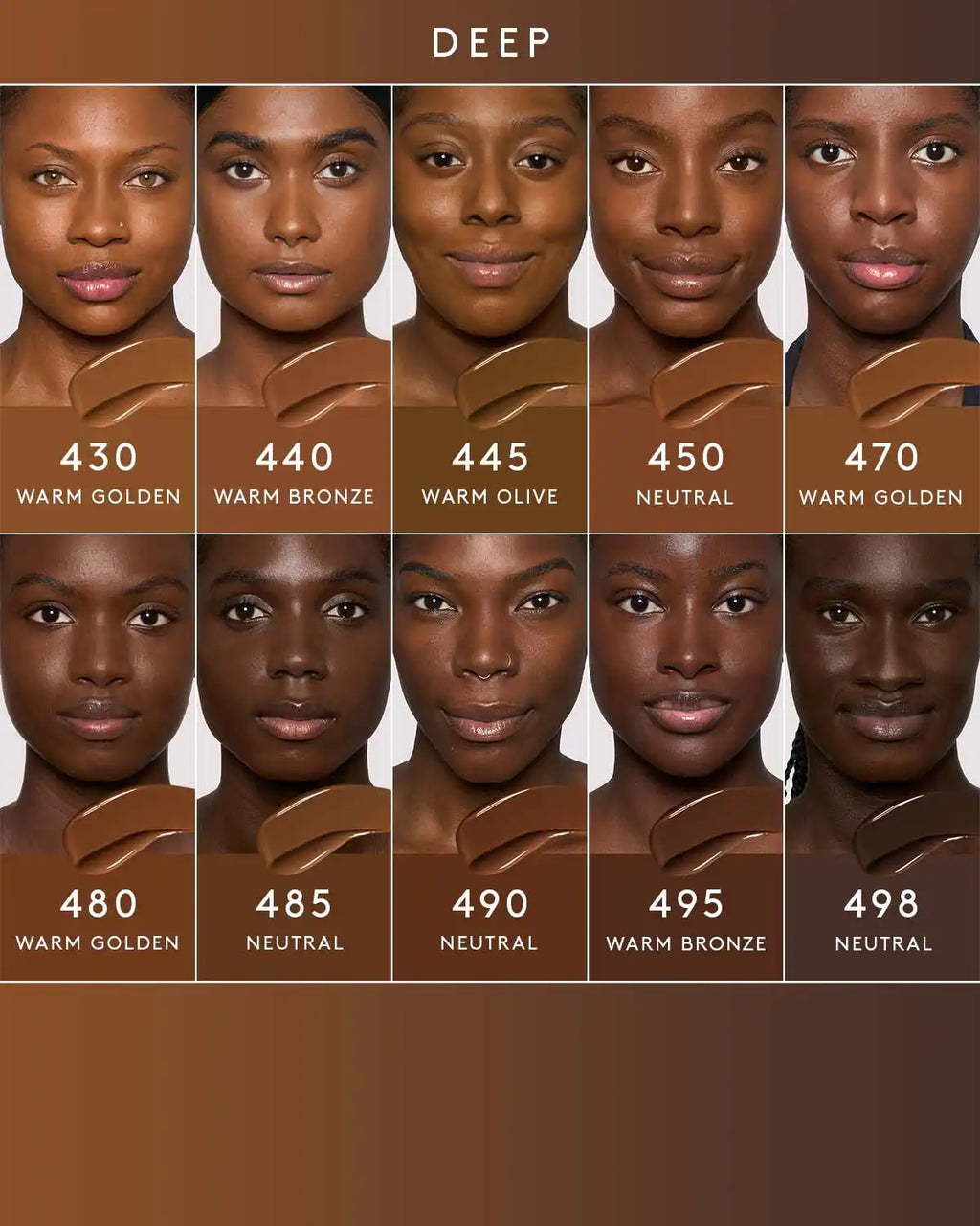 Soft'lit Naturally Luminous Longwear Foundation — 498