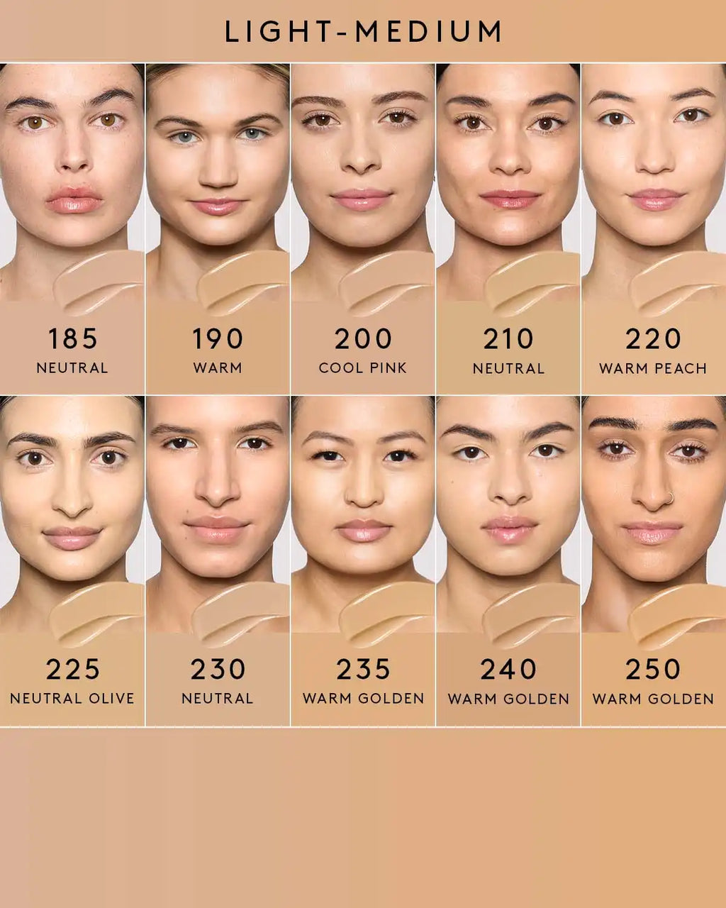 Soft'lit Naturally Luminous Longwear Foundation — 185