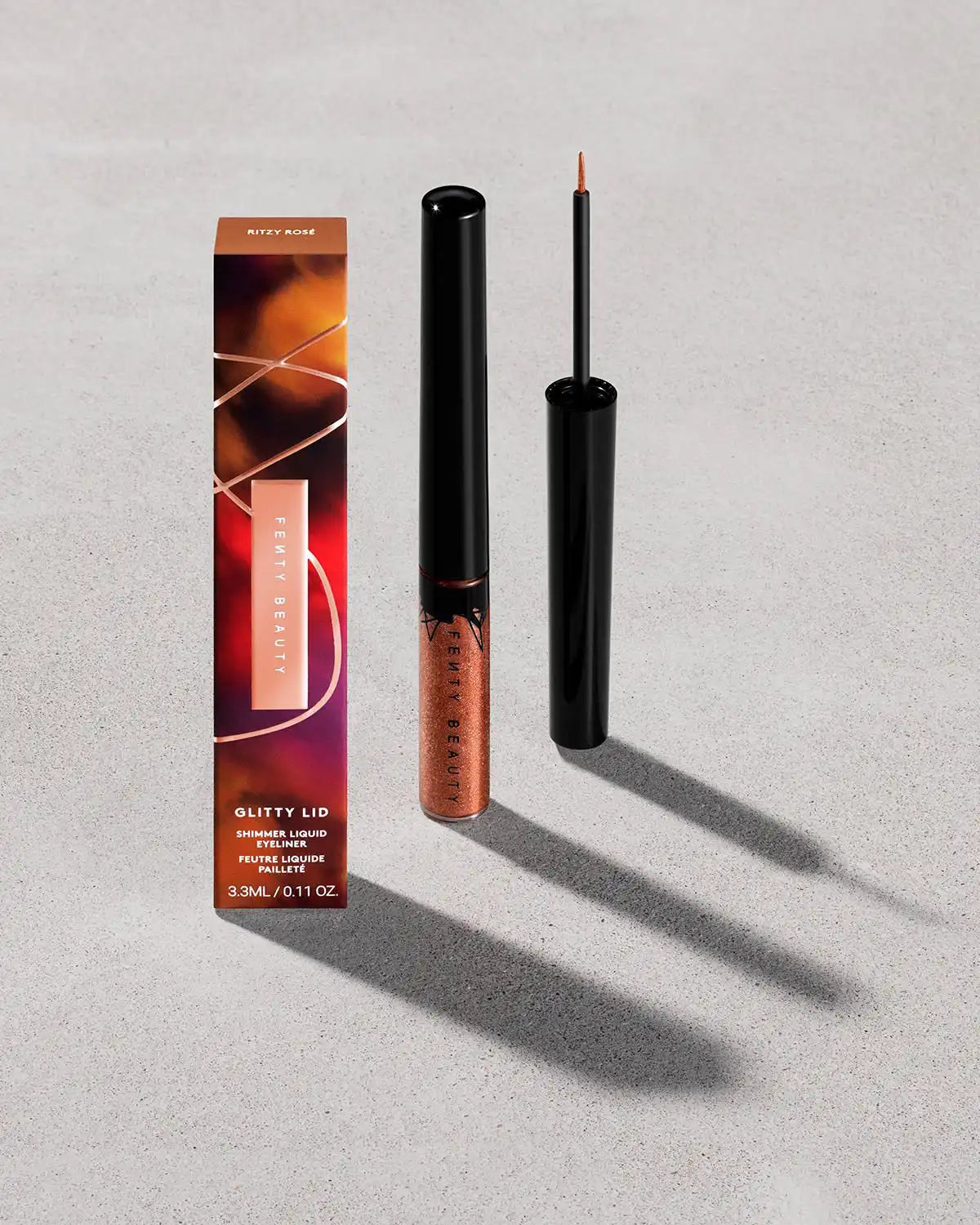 Glitty Lid Shimmer Liquid Eyeliner — Bronze All Ova Collection: Ritzy Rose Main image